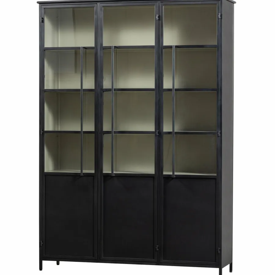 Woood Exhibit vitrinekast XL metaal zwart Online