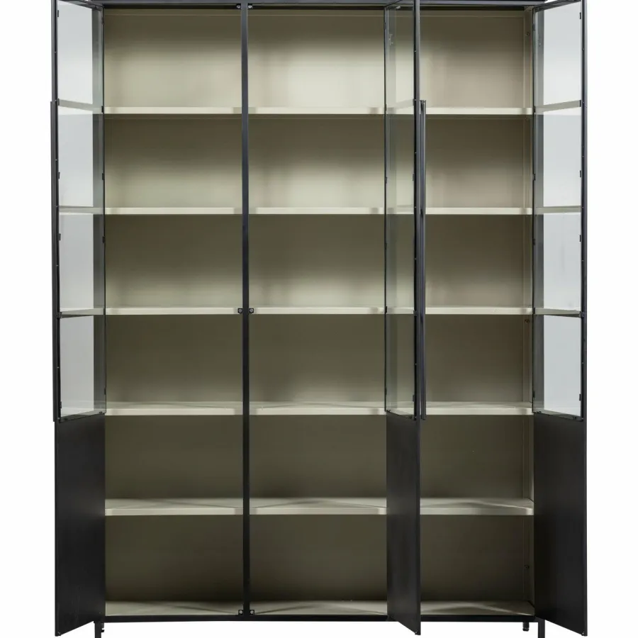 Woood Exhibit vitrinekast XL metaal zwart Online