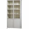 Woood EXHIBIT XL 2-deurs vitrinekast metaal zand Clearance