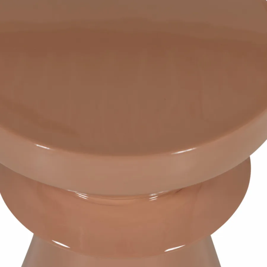 Woood Fedde bijzettafel metaal oud roze Hot