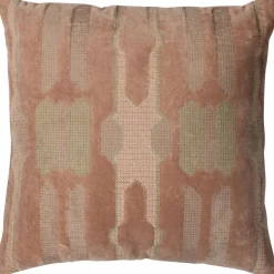 Woood Feis kussens velvet roze/naturel - set van 3 Discount
