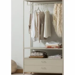 Woood Ferris open kledingkast 100 cm metaal zand Outlet