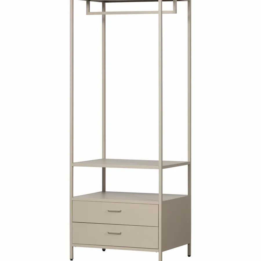 Woood Ferris open kledingkast 70 cm metaal zand Best