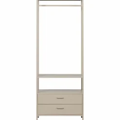 Woood Ferris open kledingkast 70 cm metaal zand Best