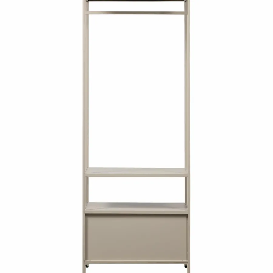 Woood Ferris open kledingkast 70 cm metaal zand Best
