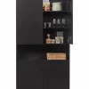 Woood Finca Opbergkast 110cm Zwart [fsc] Online