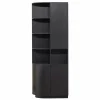Woood Finca Opbergkast Rond Links 78 Cm Zwart [fsc]