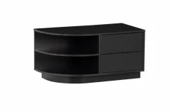Woood Finca Tv Meubel Rond Links 78 Cm Grenen Zwart [fsc] Clearance