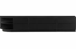 Woood Finca Tv Meubel Rond Links 78 Cm Grenen Zwart [fsc] Clearance