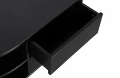 Woood Finca Tv Meubel Rond Links 78 Cm Grenen Zwart [fsc] Clearance