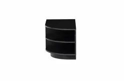 Woood Finca Tv Meubel Rond Rechts 78 Cm Grenen Zwart [fsc] New