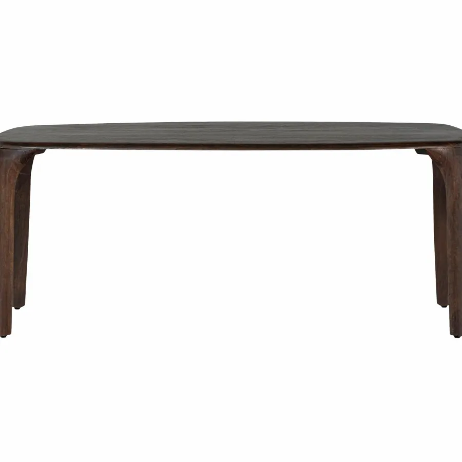 Woood Fiore Eettafel Mango Hout Donkerbruin 190x95 Cm