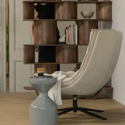 Woood Floyd bijzettafel metaal lichtgrijs Sale