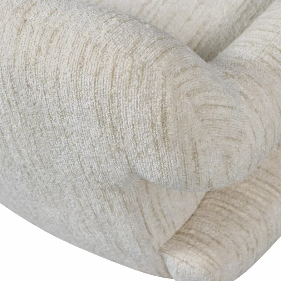 Woood Folke fauteuil chenille naturel melange Hot