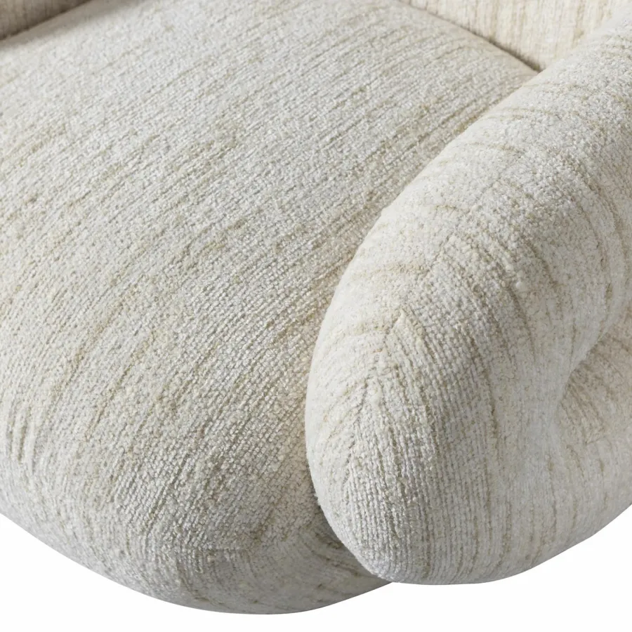 Woood Folke fauteuil chenille naturel melange Hot