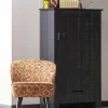 Woood Gijs Boerenkast Bezaagd Grenen Zwart [fsc] Online