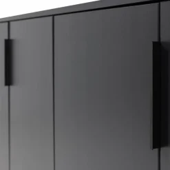Woood Gunnar Dressoir 200 Cm Grenen Matzwart [fsc] Discount