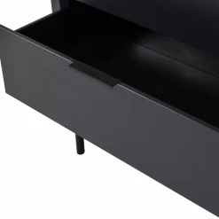 Woood Gunnar Ladekast Grenen Matzwart [fsc] Hot