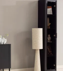 Woood Gunnar Smalle Hoge Kast Grenen Matzwart [fsc] Online