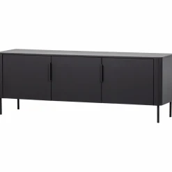 Woood Gunnar tv meubel 154 cm grenen matzwart [fsc] Sale