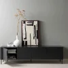 Woood Gunnar tv meubel 200 cm grenen matzwart [fsc] Online