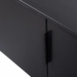 Woood Gunnar tv meubel 200 cm grenen matzwart [fsc] Online