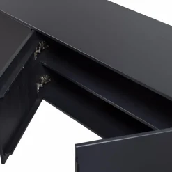 Woood Gunnar tv meubel 200 cm grenen matzwart [fsc] Online