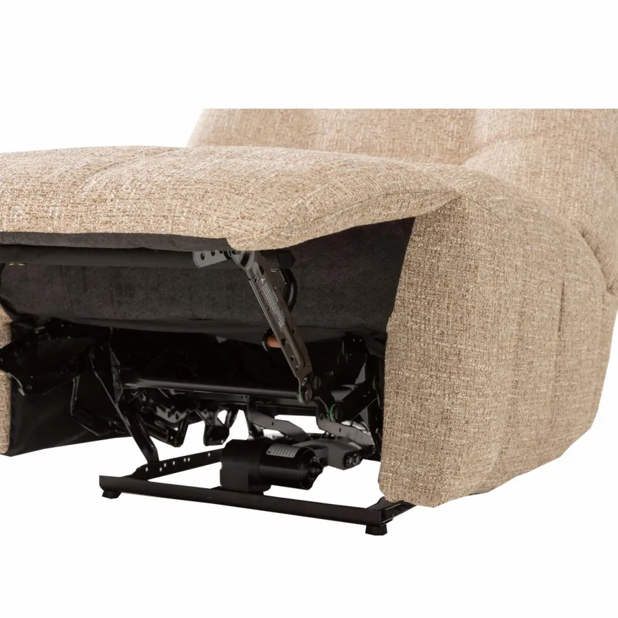 Woood Hein Relaxfauteuil Elektrisch Naturel Melange Discount