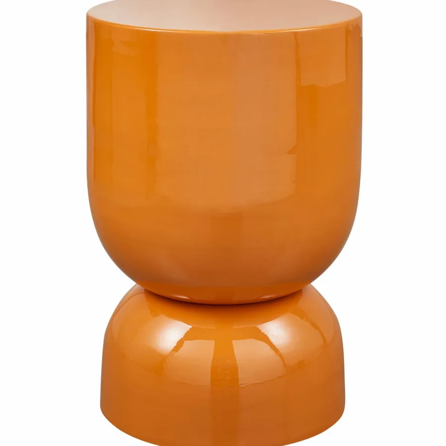 Woood Hekla bijzettafel metaal oranje Best