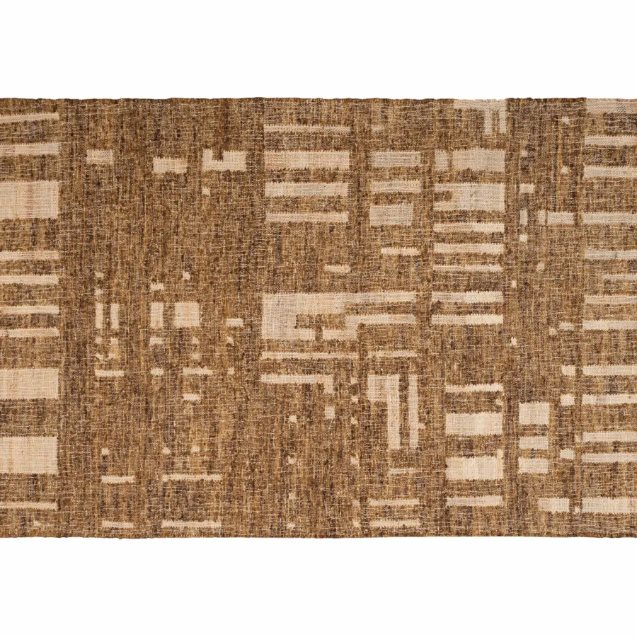 Woood Ian handgeweven vloerkleed wol/katoen bruin 170x240cm New