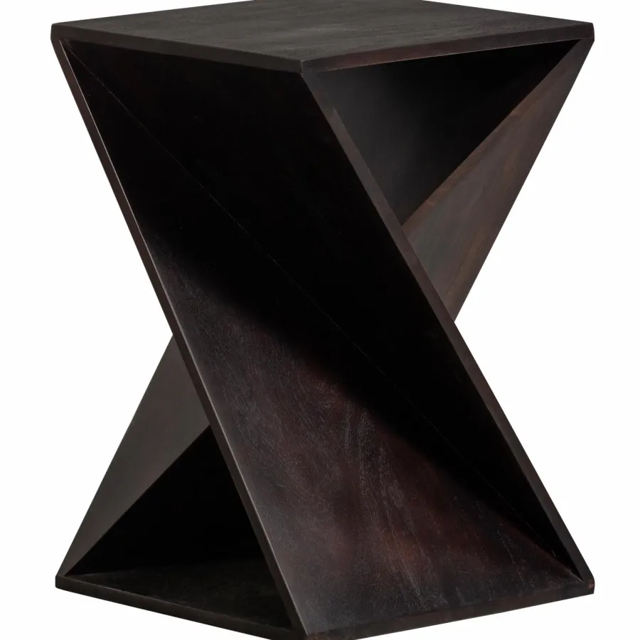 Woood IKEM bijzettafel acacia donkerbruin