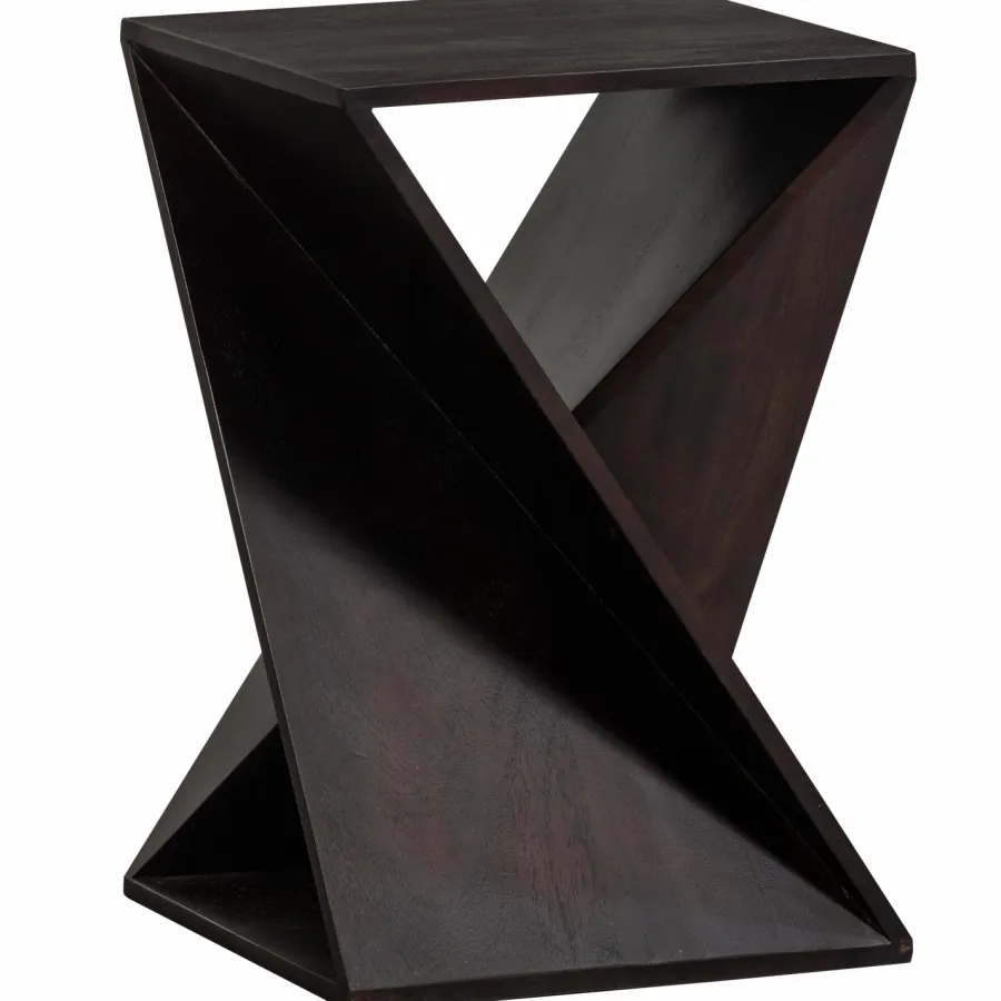 Woood IKEM bijzettafel acacia donkerbruin