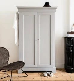 Woood Isabel Brocante Kast Grenen Betongrijs [fsc] Clearance