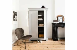 Woood Isabel Brocante Kast Grenen Betongrijs [fsc] Clearance