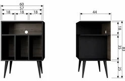 Woood James Kastje Noten/zwart [fsc] Online