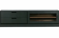 Woood James Tv-meubel Noten/zwart [fsc]