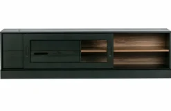 Woood James Tv-meubel Noten/zwart [fsc]