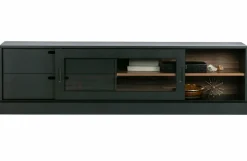 Woood James Tv-meubel Noten/zwart [fsc]