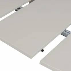 Woood Janne uitschuifbare eettafel rond eiken dakargrau [fsc]