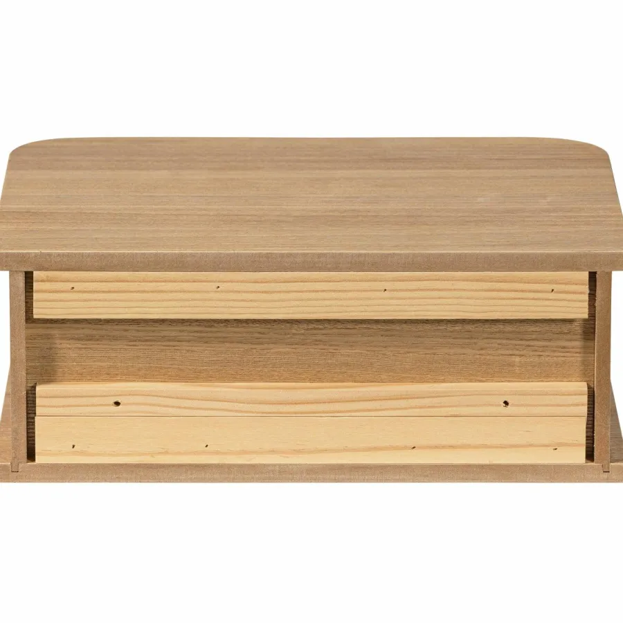 Woood Jena hangend nachtkastje links/rechts hout naturel Discount