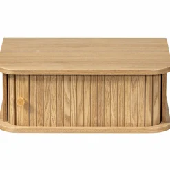 Woood Jena hangend nachtkastje links/rechts hout naturel Discount