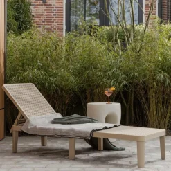 Woood Jinte ligbed tuin kunststof zand