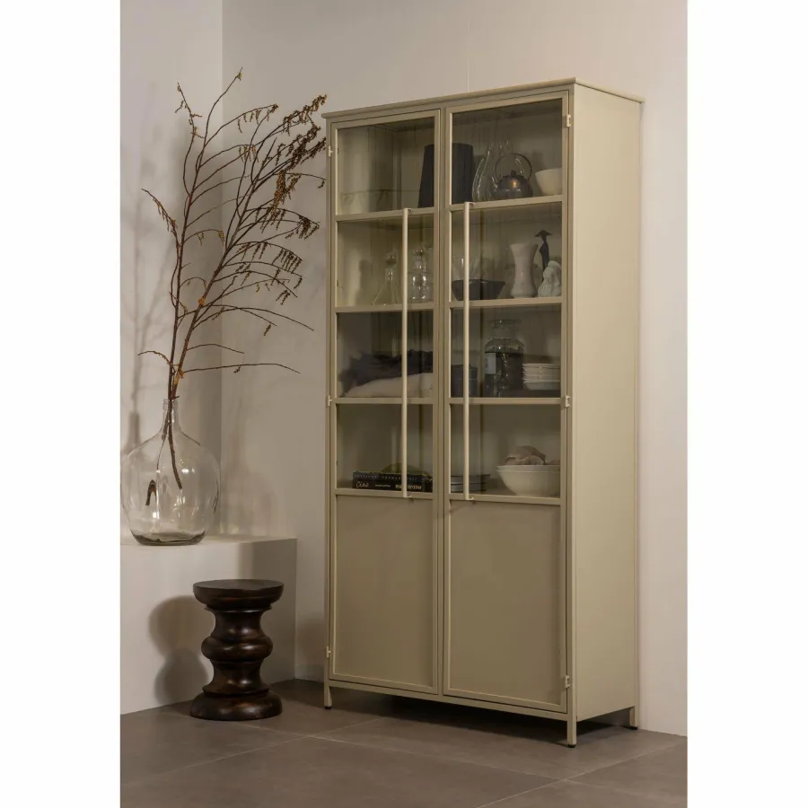 Woood Jonah bijzettafel hout donkerbruin 42xo30cm New
