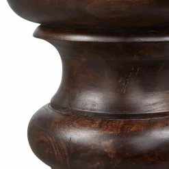 Woood Jonah bijzettafel hout donkerbruin 42xo30cm New