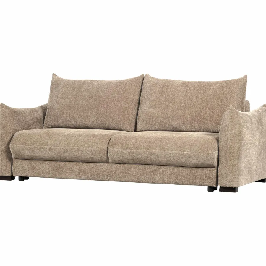 Woood Jonne 3-Zits Slaapbank Chenille Naturel Online