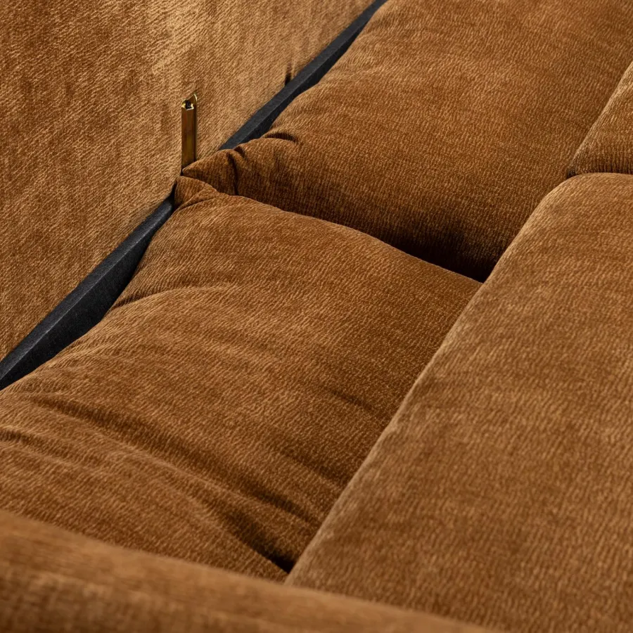 Woood Jonne 3-Zits Slaapbank Chenille Bruin Discount