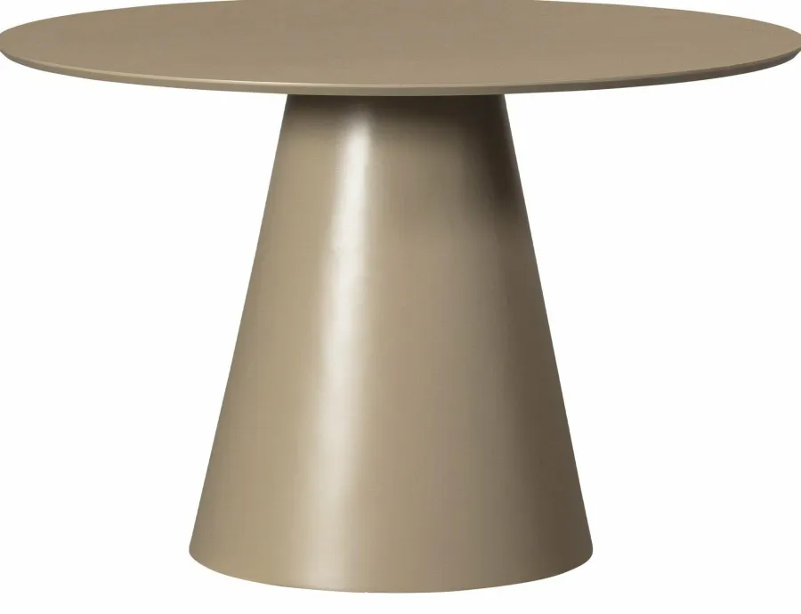 Woood Jorre Eettafel Mdf Militair Bruin Ø120cm Hot