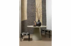 Woood Jorre Eettafel Mdf Antique Beige Ø120cm Sale