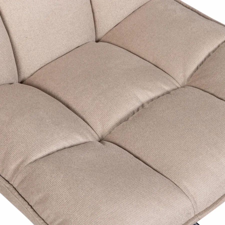 Woood JOUKE draaifauteuil zand Best