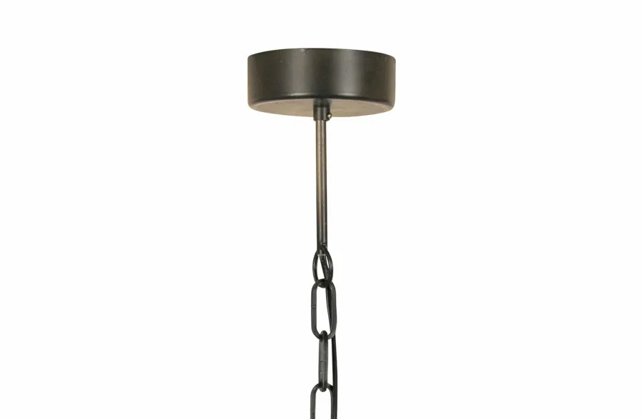 Woood Kaki Hanglamp Metaal Zwart Hot